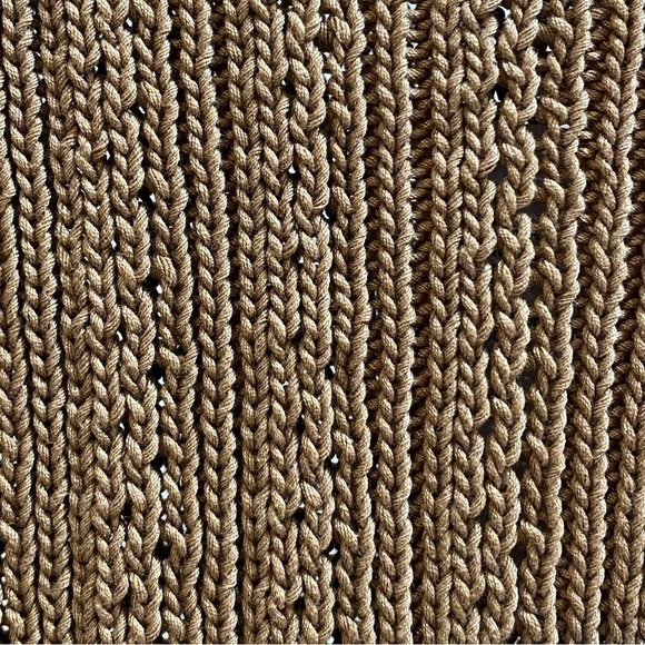 Anne Klein Plus Sz 3X 100% Cotton Cable Knit Vest Preppy Academia Old Money EUC - Picture 6 of 9